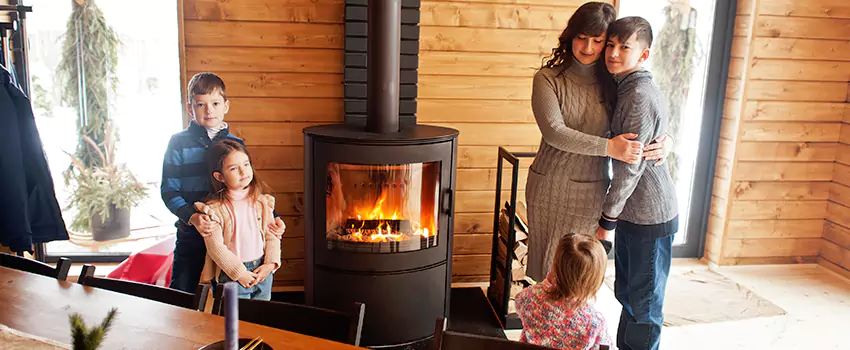 Morso Cast Iron Fireplace Insert Installation in Los Banos, California