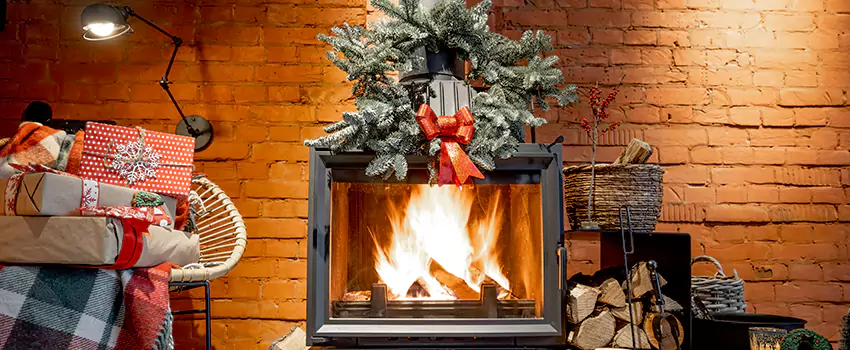 Travis Industries Linear Gas Fireplace Installation in Los Banos, California