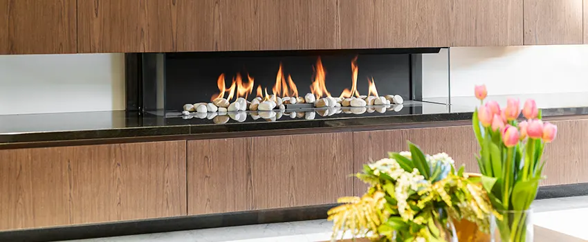 Double-height Fireplace Design Refurbishment in Los Banos, California
