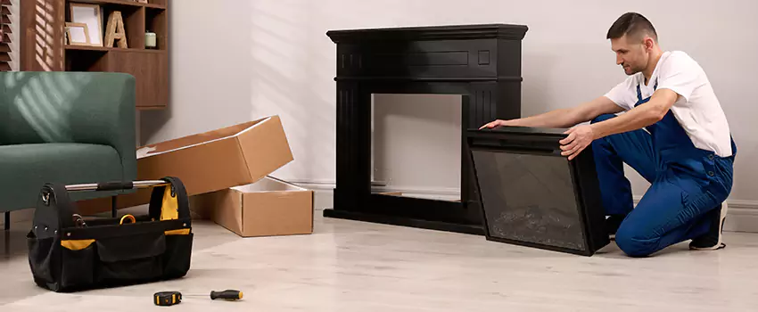 Old Rusted Metal Fireplace Repair And Replacement in Los Banos, CA